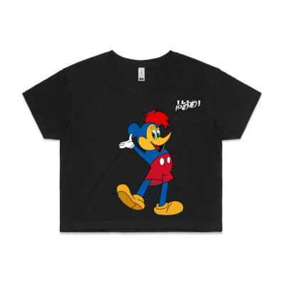 Wookey - Womens Crop Tee Thumbnail