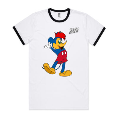 Wookey - Mens Ringer Tee Thumbnail