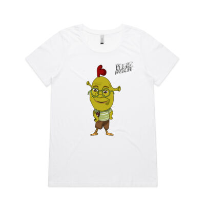 Shricken - Womens Shallow Scoop Tee Thumbnail